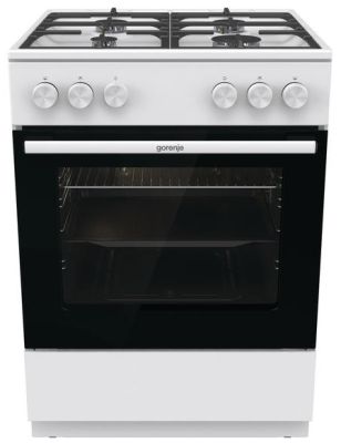 Плита Gorenje газова, 72л, 60x60см, чавун, білий