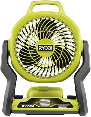 Вентилятор акумуляторний Ryobi ONE+ RF18-0 Whisper 18В 850м куб/год регулювання положення 3 швидкост