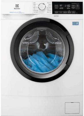 Пральна машина Electrolux фронтальна, 6кг, 1200, A, 41см, дисплей, інвертор, білий