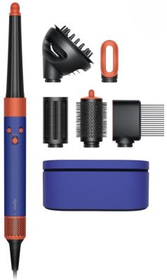 Стайлер Dyson Airwrap I.D. HS08 Curly+Coily Complete Long Vinca Blue/Topaz, 1300Вт, темп.режимів-3,