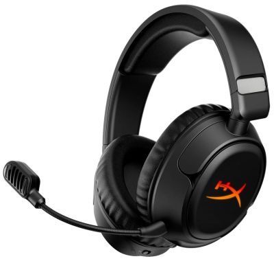 Гарнітура ігрова HyperX Cloud Flight 2, WL/USB-A/USB-C, чорний