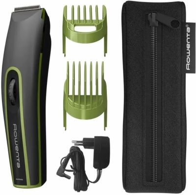 Машинка для стрижки Rowenta Nomad Sport Collection, акум., роторний мотор, насадок-2, кейс, сталь, ч