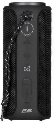 Портативна акустична система 2E SoundXTube2 30Вт, ВТ 5.0, MP3, TWS, Party Mode, IPX7, Чорний