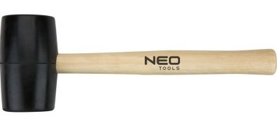Киянка гумова Neo Tools 680г 63мм руків'я дерев'яне