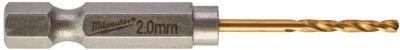 Свердло по металу Milwaukee RedHEX HSS-G TiN, 2х17х59.5мм, 2шт