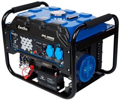 Генератор бензиновий EnerSol EPG-3000SE, 230В, 3кВт, електростартер, 45.5кг