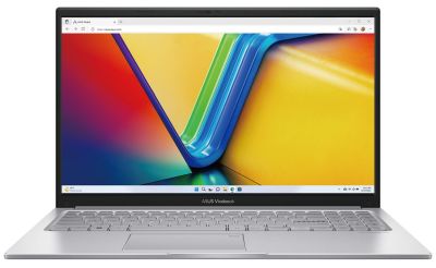 Ноутбук ASUS Vivobook 15 X1504MA-BQ133 15.6" FHD IPS, Intel 7 350U, 16GB, F1TB, UMA, NoOS, Сріблясти