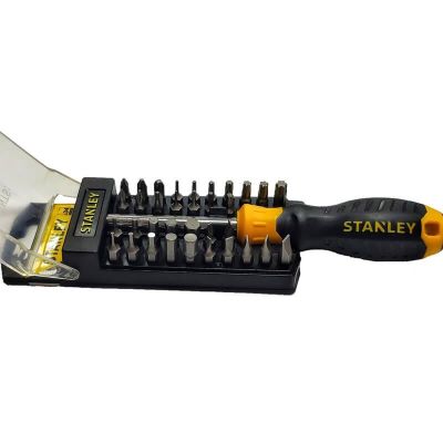 Викрутка Stanley Multibit 1/4", бітотримач, 34 біт, SL,PH,Torx,H, кейс, набір 35шт