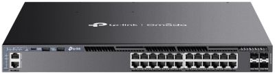 Комутатор TP-LINK SG6428XHP 24xGE (24xPoE), 4xSFP+, 720Вт, Керований L3