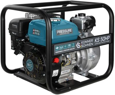 Мотопомпа бензинова Konner&amp;Sohnen KS 50HP високонапірна, 30м3/г (500л/хв), 7.0к.с, 29кг