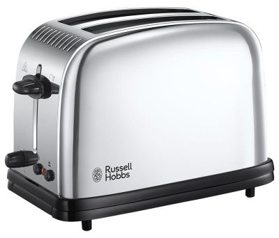 Тостер Russell Hobbs Chester 1600Вт, піддон для крихт, підігрів, метал