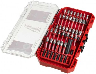 Біти Milwaukee Shockwave, сталь, кейс, набір 38шт