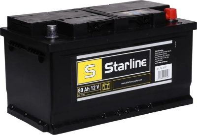 Акумулятор Starline 12В 80А·год 740А R+ (BA SL 80P)
