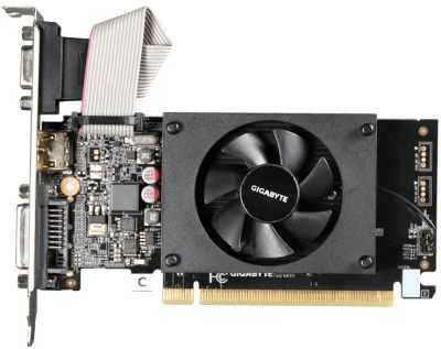 Вiдеокарта GIGABYTE GeForce GT 710 2GB DDR3 low profile