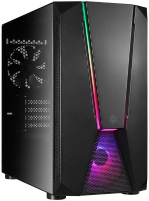 Корпус SilverStone Fara FAV1MB-PRO без БЖ, 2xUSB3.0, 2xUSB2.0, 1x120мм, ARGB VGA 379мм, LCS ready, T