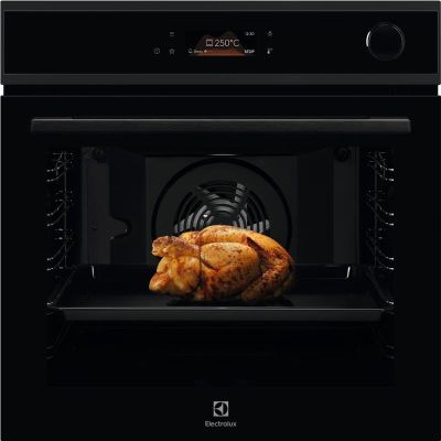 Духова шафа Electrolux електрична, 72л, А+, пара, дисплей, конвекція, піроліз, ф-ція пароварки, теле