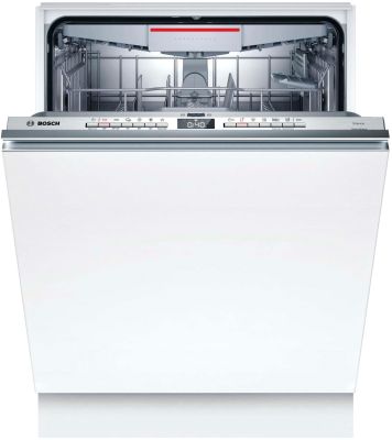 Посудомийна машина Bosch вбудована, 13компл., D, 60см, дисплей, 3й кошик, білий