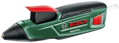 Пістолет клейовий акумуляторний Bosch GluePen 3.6В 1.5А·год стрижні 7мм подача 2г/хв 170° 0.14кг
