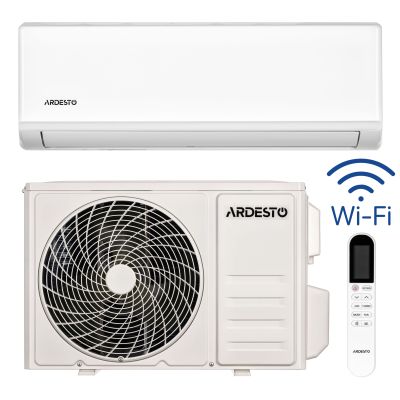 Кондиціонер ARDESTO CoolSmartPro 70м2 інвертор 24000BTU 7.0кВт A++/A+ -25°С Wi-Fi R32 білий
