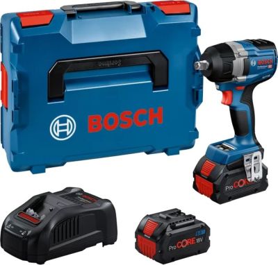 Гайковерт ударний акумуляторний Bosch Professional GDS 18V-750C 18В 2x8А·год до 270/380/750Нм 3000об