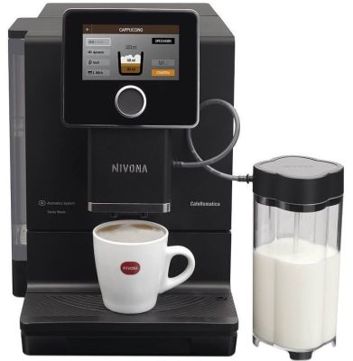 Кавомашина NIVONA CafeRomatica 2.2л, зерно + мелена, автомат.капучинатор, авторецептів - 9, чорний