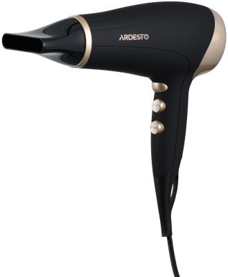 Фен ARDESTO Gemini HD-522, 1800-2200Вт, 2 швидкості, 3 темпер. режими , функція Cool Shot, чорний