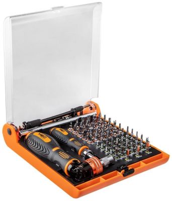 Біти Neo Tools 1/4", бітотримач, набір 73шт