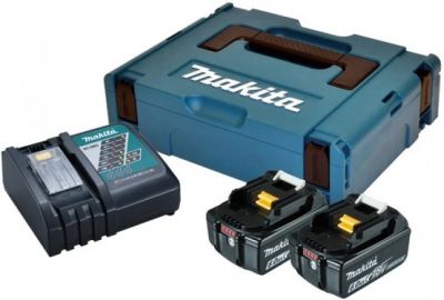 Набір акумулятора та зарядного пристрою Makita 198116-4 LXT BL1860B 2х18В 6А·год ЗП DC18RC кейс Makp