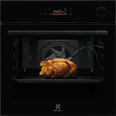Духова шафа Electrolux електрична, 72л, A+, пара, дисплей, конвекція, ф-ція пароварки, телескопічні