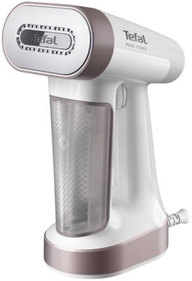 Відпарювач Tefal компактний Pure Force 2в1, 1800Вт, 180мл, постійна пара - 35гр, керам. підошва, біл