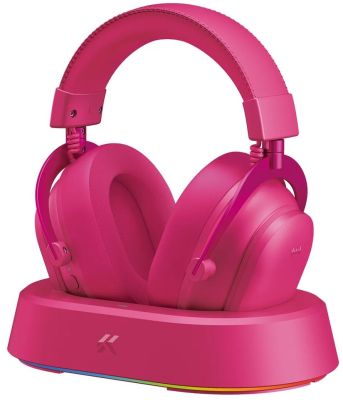 Mchose Гарнітура V9 Turbo, USB-A/WL/BT, Berry Red