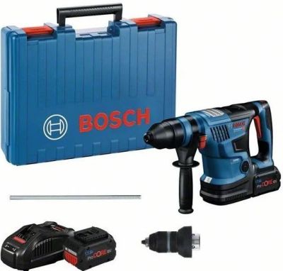 Перфоратор акумуляторний ударний Bosch Professional GBH 18V-34 CF SDS plus 18В акб 1x8А·год 0-2900уд
