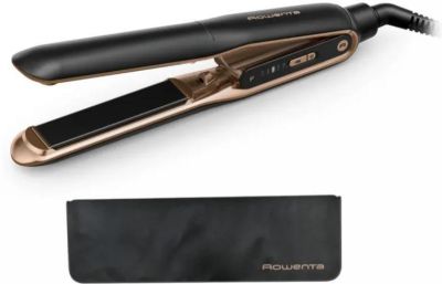 Випрямляч Rowenta Thermocare Ultimate Experience, темп.режимів-5, 150-210С, дисплей, кераміка, чорно