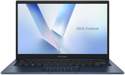 ASUS Ноутбук Vivobook 14 X1404VA-EB1527 14" FHD IPS, Intel 3 100U, 16GB, F512GB, UMA, NoOS, Блакитни