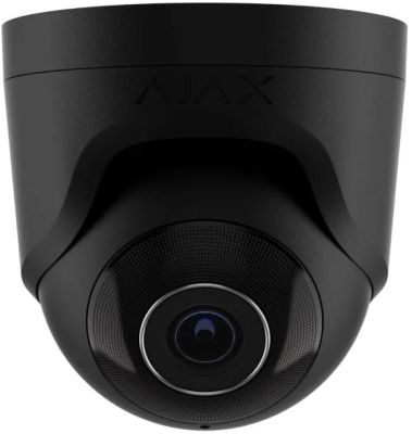 IP-Камера дротова Ajax TurretCam, 5мп, 4мм, Poe, True WDR, IP 65, ІЧ 35м, аудіо, кут огляду 75°до 85