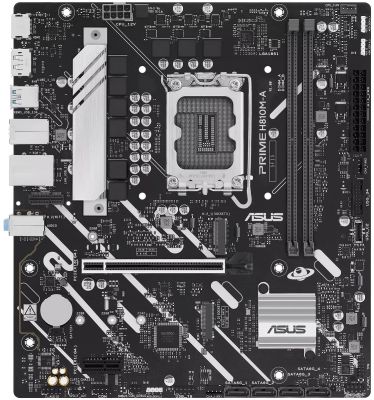 Материнcька плата ASUS PRIME H810M-A-CSM s1851 H810 2xDDR5 M.2 HDMI DP ATX