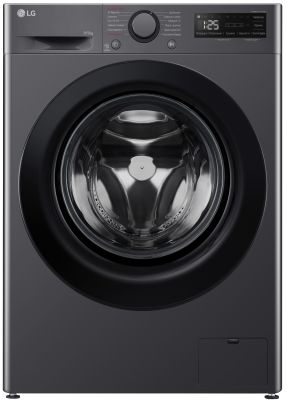 Прально-сушильна машина LG фронтальна, 9(5)кг, 1200, A, пара, 48см, дисплей, пара, інвертор, чорний
