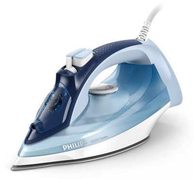 Праска Philips 5000 Series, 2400Вт, 320мл, паровий удар -180гр, постійна пара - 45гр, керам. підошва