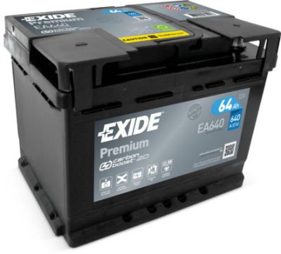 Акумулятор Exide Premium 12В 64А·год 640А R+ (EA640)