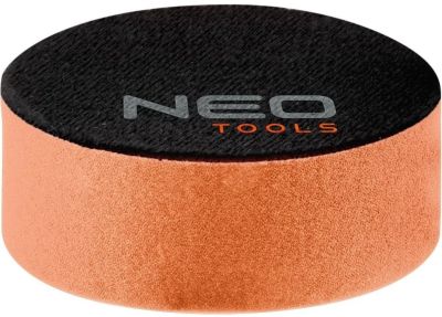 Диск полірувальний Neo Tools, губка середня, на липучці, 80x25мм