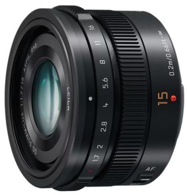 Об`єктив Panasonic Micro 4/3 Lens 15mm  f/1.7 ASPH Black