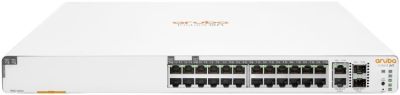 Комутатор HPE Aruba Instant On 1960, 24xGE, 20xPoE Class4, 4xPoE Class6 370W, 2хSFP+, 2x10GE ports,