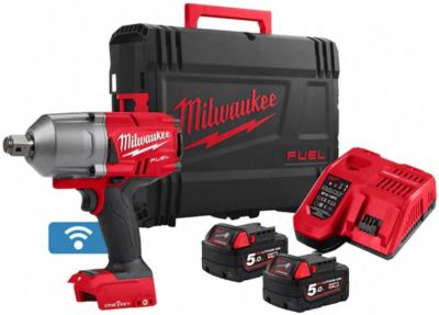 Гайковерт ударний акумуляторний Milwaukee M18 ONEFHIWF34-502X 18В АКБ 2х5А·год 2034Нм 0-1800об/хв 3/