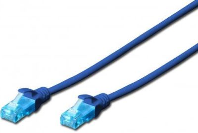 Патч-корд 2E CAT 5e, UTP, 3м, 26AWG, RJ45, 7/0.16, Cu, LSZH, синій