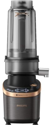 Блендер Philips стаціонарний Flip&amp;Juice, 1500Вт, чаша-2000мл, мідно-чорний