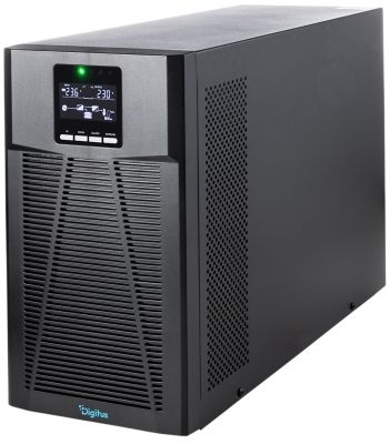 Джерело безперебійного живлення DIGITUS 2000VA/2000W, Tower, LCD, RJ45, RS232, USB, 8xC13