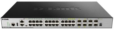 Комутатор D-Link DGS-3630-28TC 20xGE, 4xGE/SFP, 4xSFP+, L3