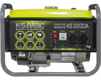 Генератор бензиновий Konner&amp;Sohnen KSB 2200A, 230В, 2.0 кВт, ручний стартер, 33.2кг