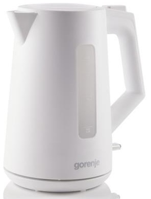 Електрочайник Gorenje 1.7л, Strix контроль, білий матовий