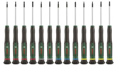 Викрутка прецизійна Bosch SL, PH, TX, HEX, сталь CrV, набір 13шт